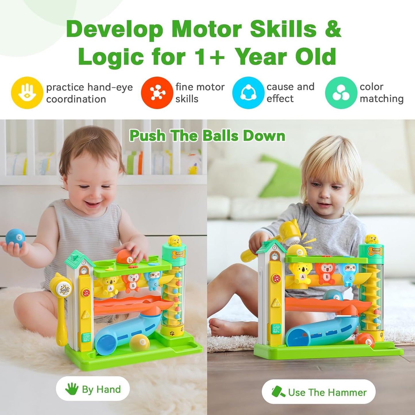 Pound A Ball: Forest Adventure Musical Baby Toys for 1 Year Old Boy Gifts 64
