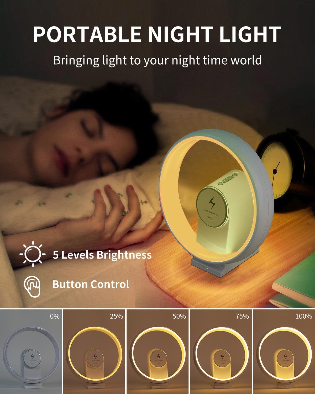 PX-02 Wireless Charging Music Table Lamp 82