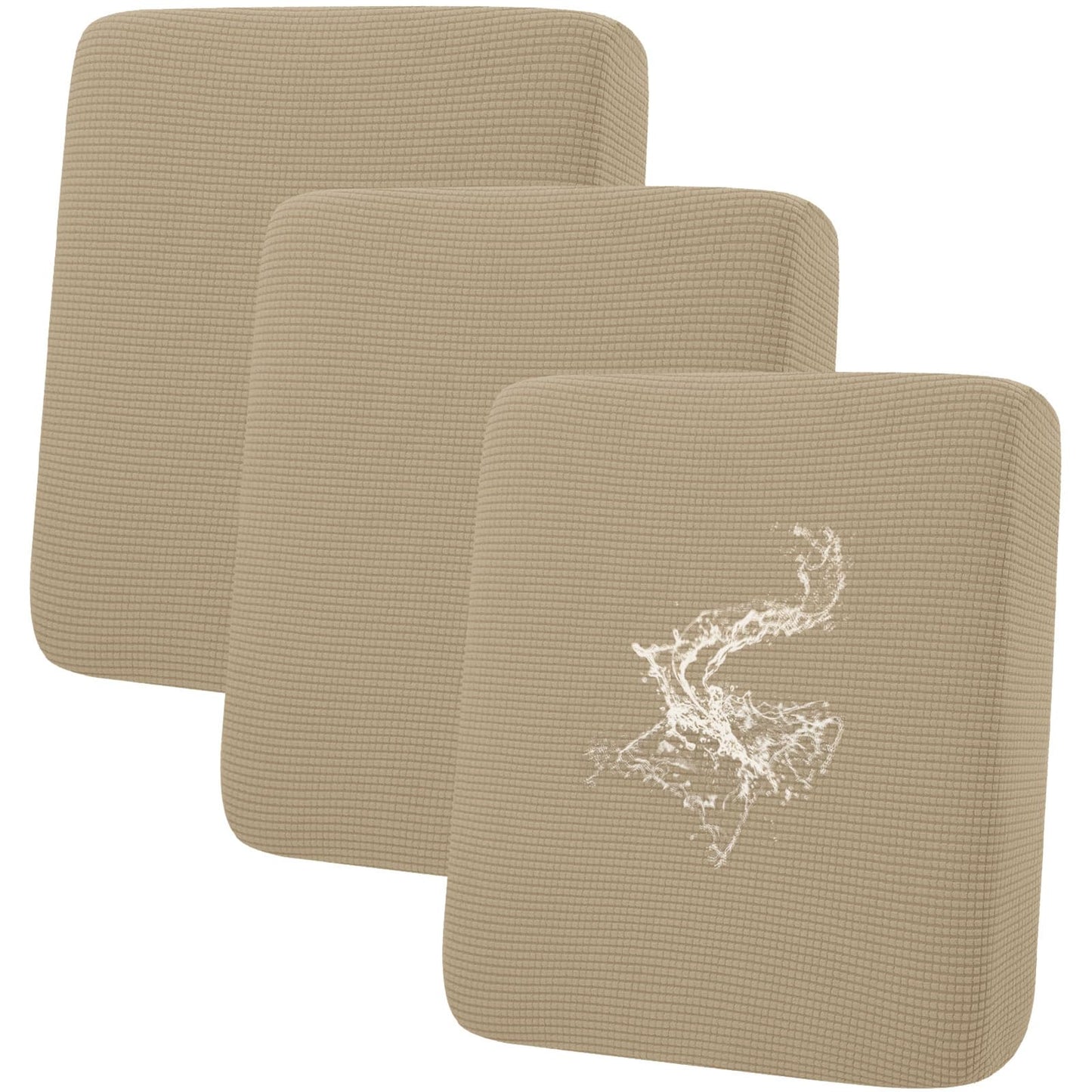 Waterproof Couch Cushion Covers for Pets, Non Slip Sofa Seat Cover | Stretch Jacquard Fabric, Elastic Bottom, Non Slip Fit, Waterproof Protection, Pet Hair Protection (1 Piece for Backrest M) BST202