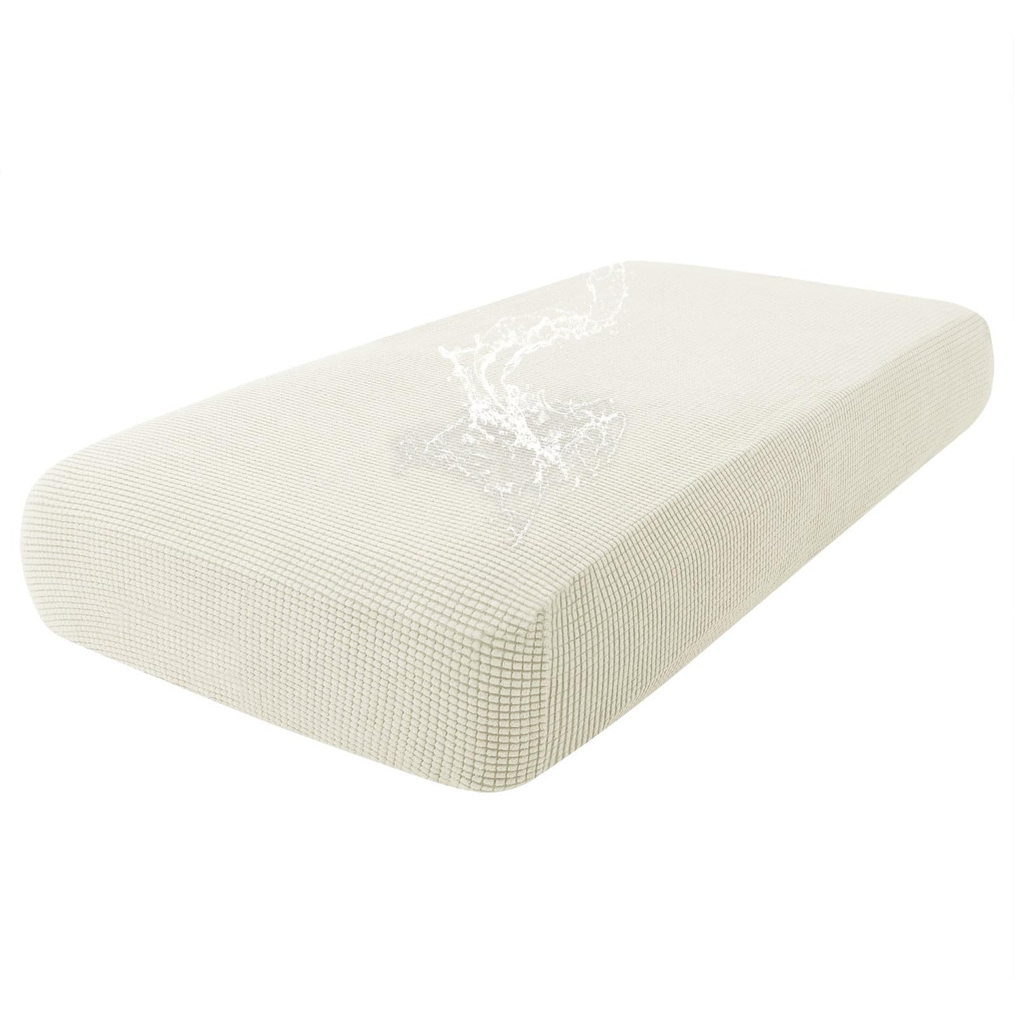 Waterproof Couch Cushion Covers for Pets, Non Slip Sofa Seat Cover | Stretch Jacquard Fabric, Elastic Bottom, Non Slip Fit, Waterproof Protection, Pet Hair Protection (1 Piece for Backrest M) BST202