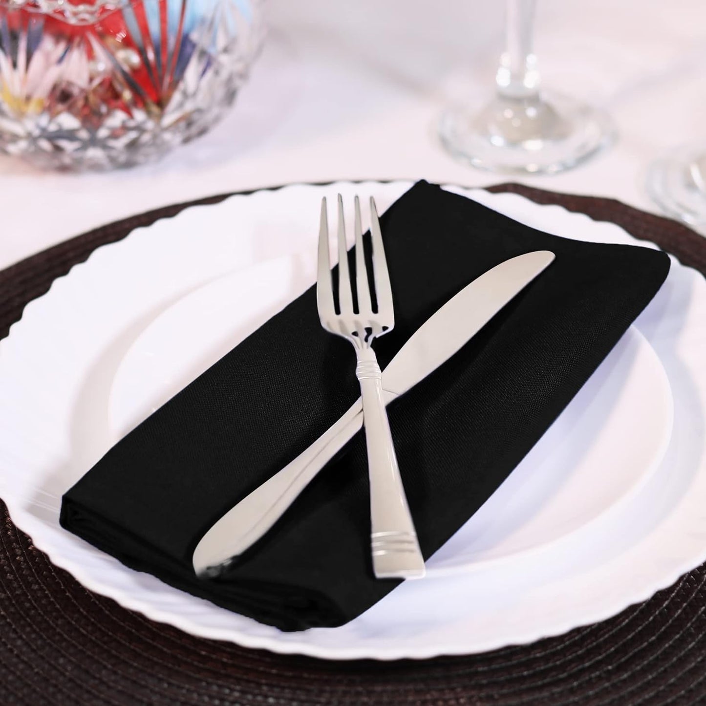 Utopia Home White Cloth Napkins (12 Pack, 20x20 Inches) 37