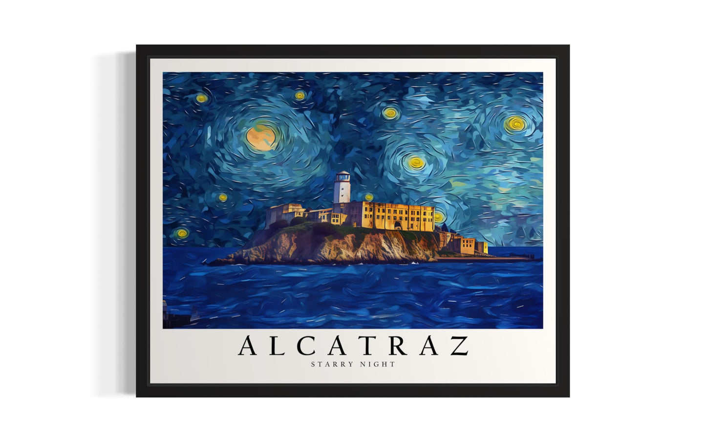 Eiffel Tower Art Print Poster, Van Gogh Starry Night Theme Wall art Painting Decor, Art Home City Artwork For Bedroom, Bathroom, Living Room 81 (Eiffel Tower, 14"L x 11"W, Unframed) BST220