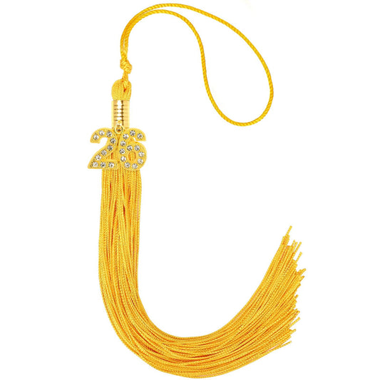 JULMELON 2026 Graduation Tassel, 2026 Graduation Cap Tassel with Bling Charm for 2026 Graduate Hat Ceremonies Accessories (Black) BST220