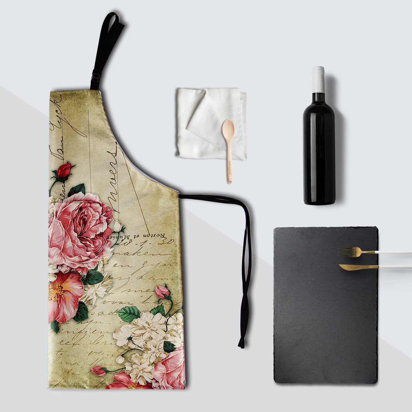 Giwawa Unisex Adult Apron Waterproof Stain Resistant Kitchen Cooking Apron with 2 Pockets for BBQ Grill Painting BST326H