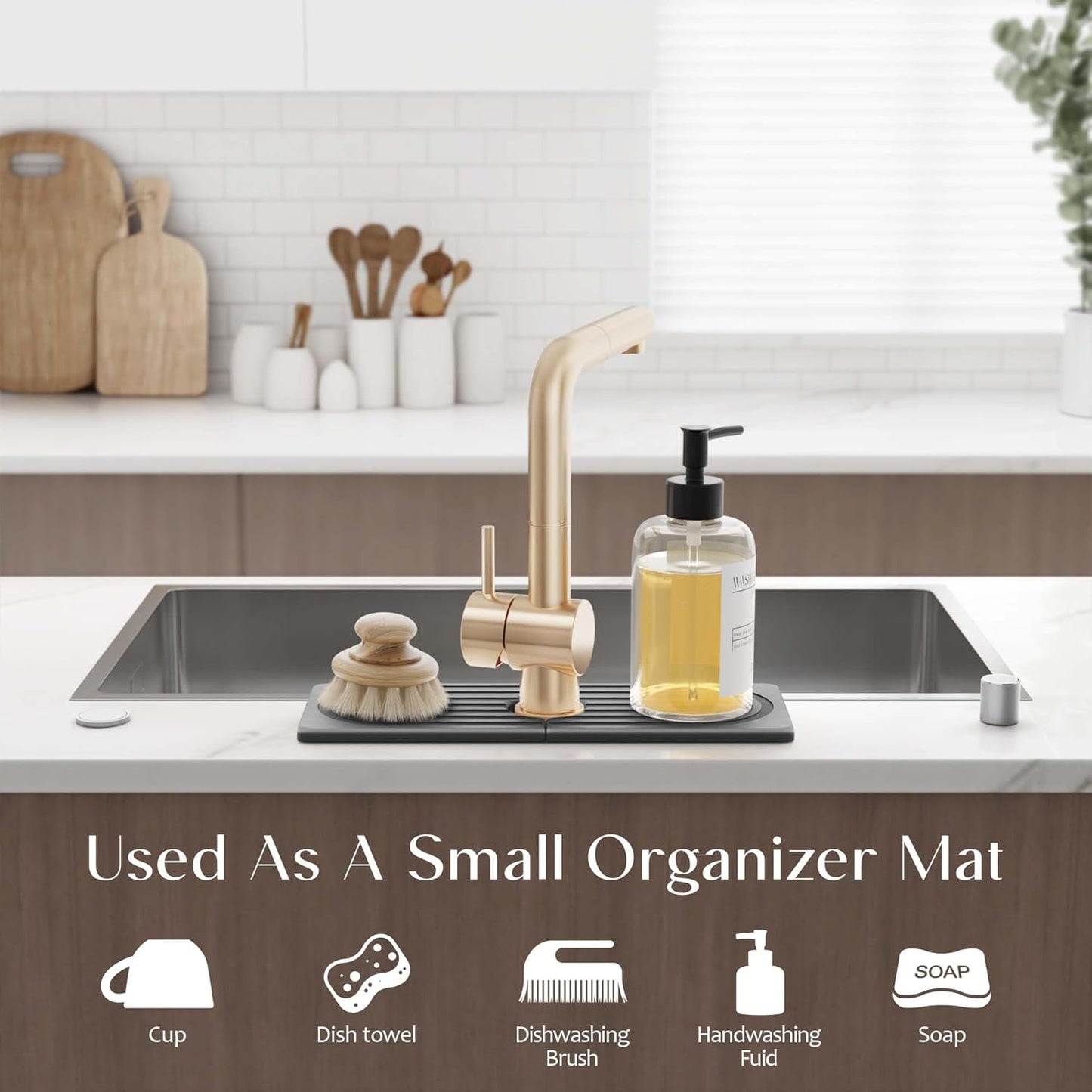 eormoe Stone Faucet Mat 14 x 3.9" 99