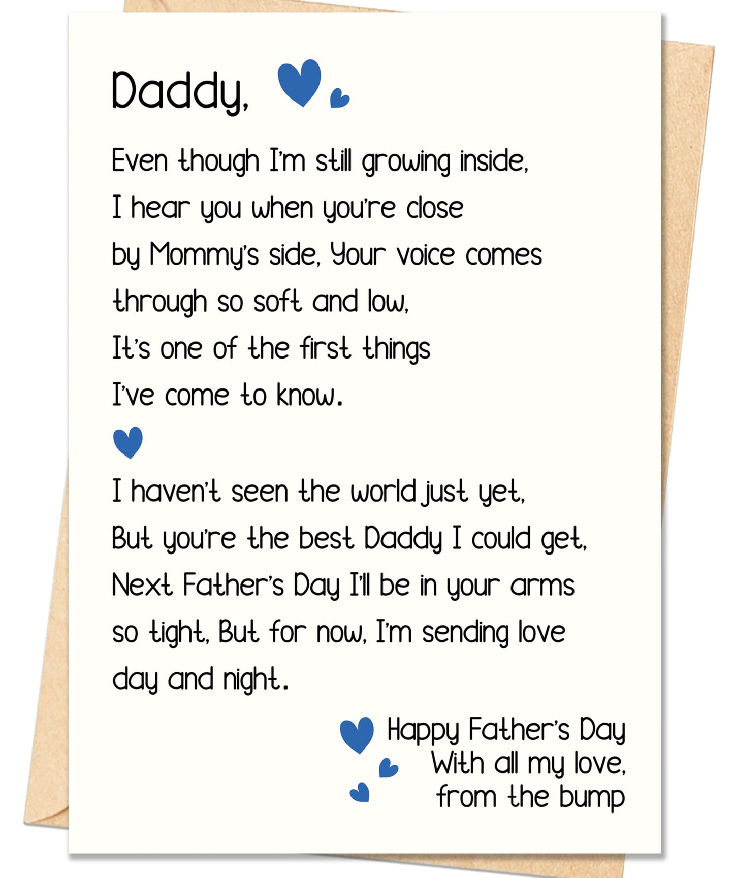 Fathers Day Card Gifts for Husband,Fathers Day Card Gifts from Wife,Happy Father's Day Cards Decorations Gifts For Husband,Heartfelt Appreciation Gift from Wife BST220
