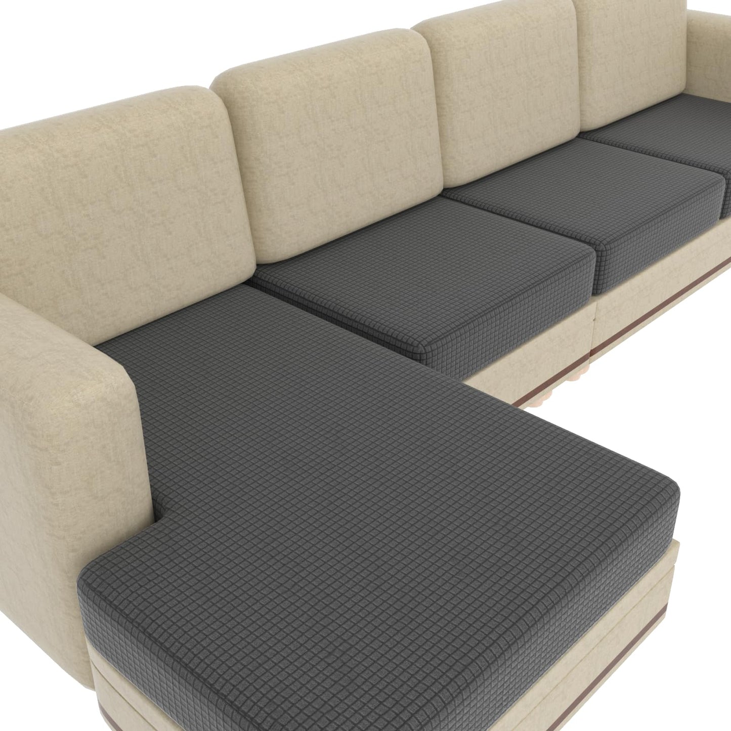 Stretch Couch Cushion Covers for Individual Sofa Seat Cushion,Washable Slipcover for Chair Loveseat Sofa,Furniture Protector Cushion Sofa Cover(Backrest or Seat) BST326H