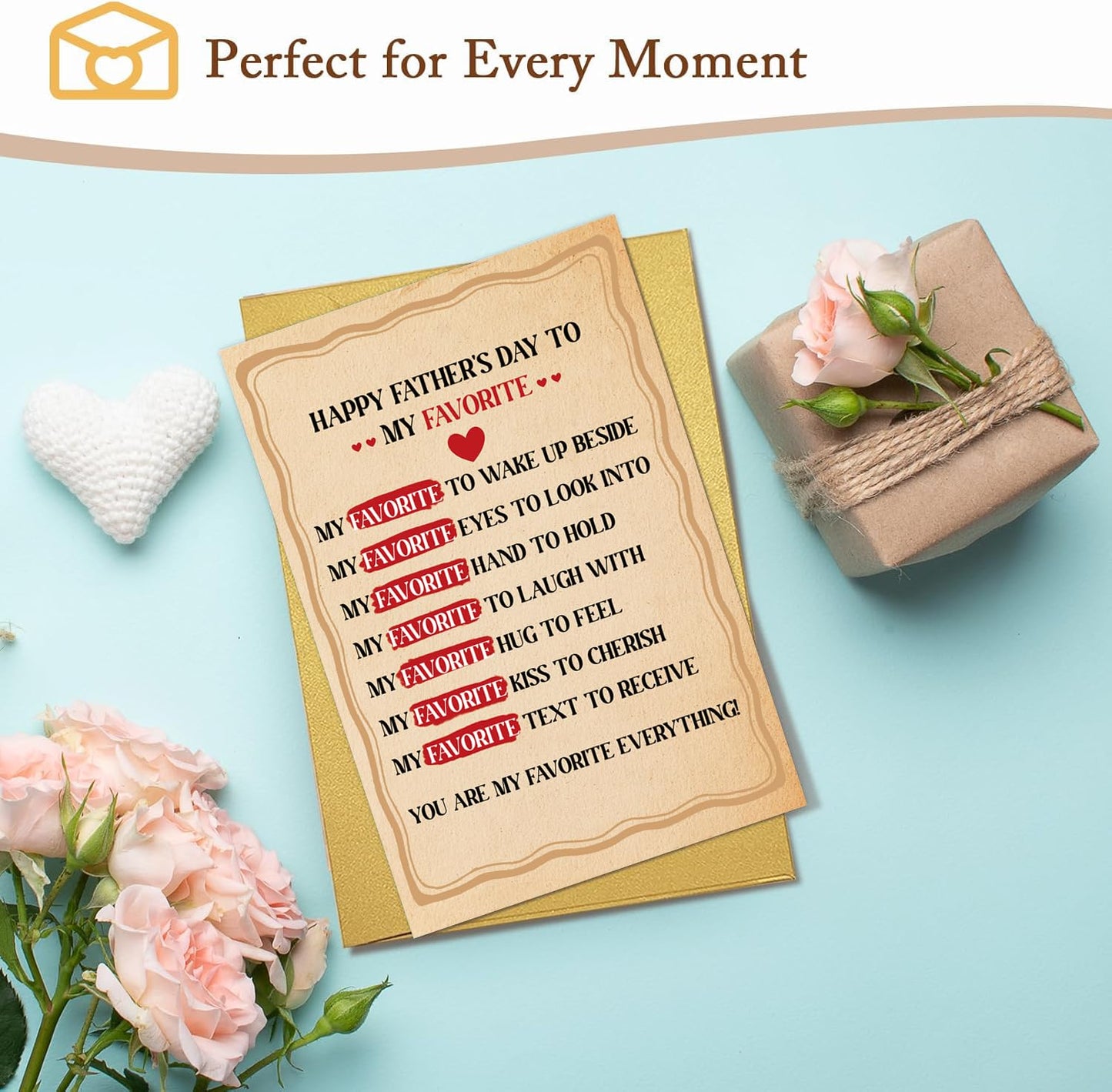 Funny Fathers Day Card for Dad Daddy Bonus Dad, Cute Cards for Fathers Day, Father's Day Cards from Son Daughter, Father's Day Cards Gift For Men Him BST202