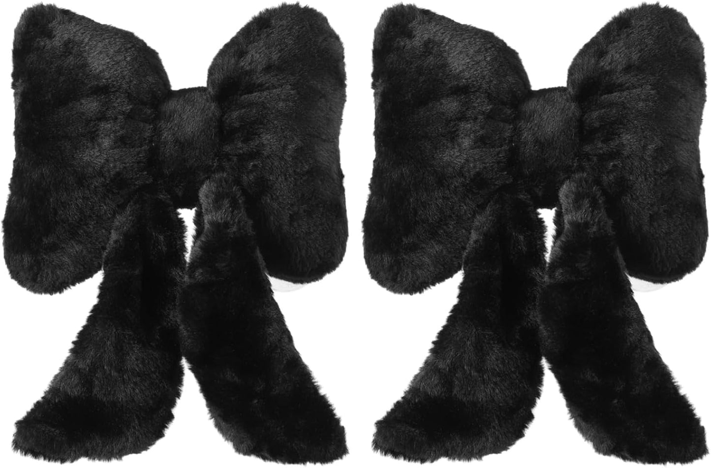 OMISTAR 2 PCS Cute Butterfly Neck Pillow for Car, Plush Headrest Pillow with Adjustable Strap, Soft and Comfortable Car Neck Support Cushion BST202