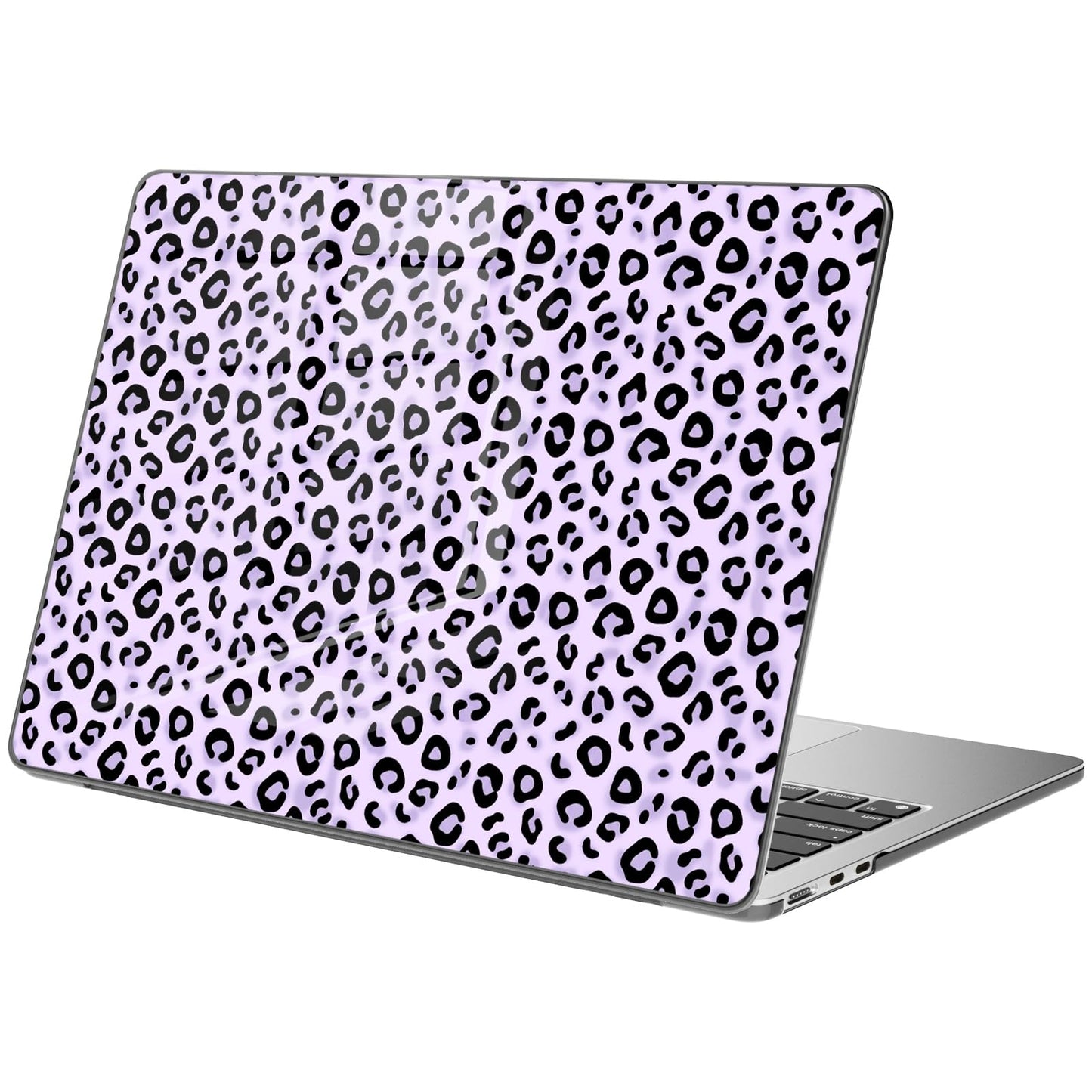 Compatible with MacBook Air 15 inch Case M5 M4 M3 M2 2026-2023 Release A3448 A3241 A3114 A2941, Cute White Polka Dot Protective Hard Shell Clear Black Cover for Mac Air 15.3 inch WN420