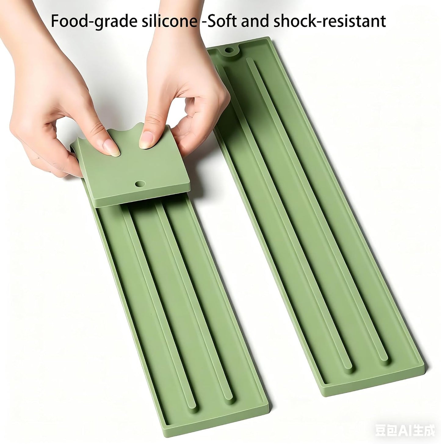 Pot Lid Holder, Food-Grade Silicone Kitchen Storage Pad for Cutting Board, Spatula, Cup and Spoon, Anti-Slip, Drip-Catching BST220