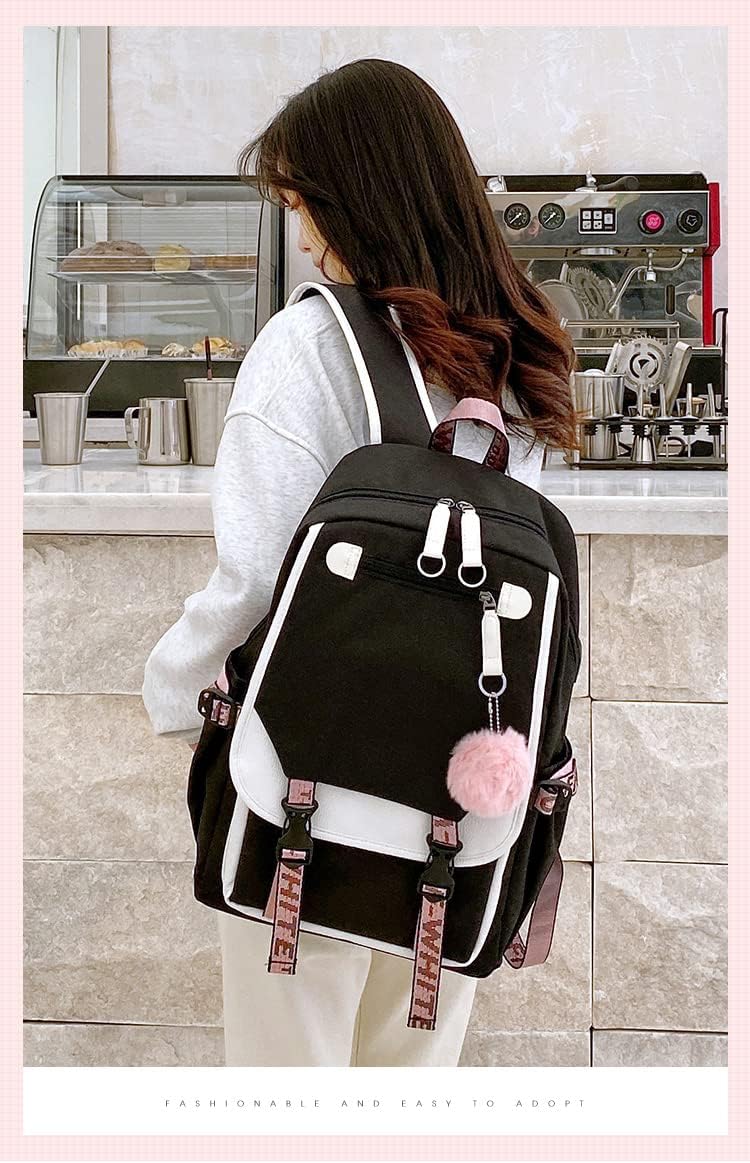 dageraad Backpacks For Teen Girls With USB Port,Kids Backpack With USB Lightweight Water Resistant Can Hold 15.6in Notebook,Tablets.Girls Backpack Can Be Used As Gift for Students Or Friends (Green) BST326H