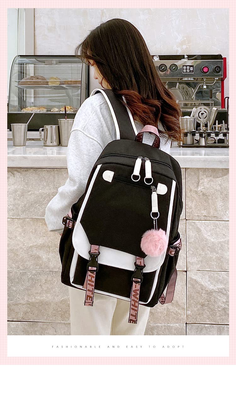 dageraad Backpacks For Teen Girls With USB Port,Kids Backpack With USB Lightweight Water Resistant Can Hold 15.6in Notebook,Tablets.Girls Backpack Can Be Used As Gift for Students Or Friends (Green) BST326H