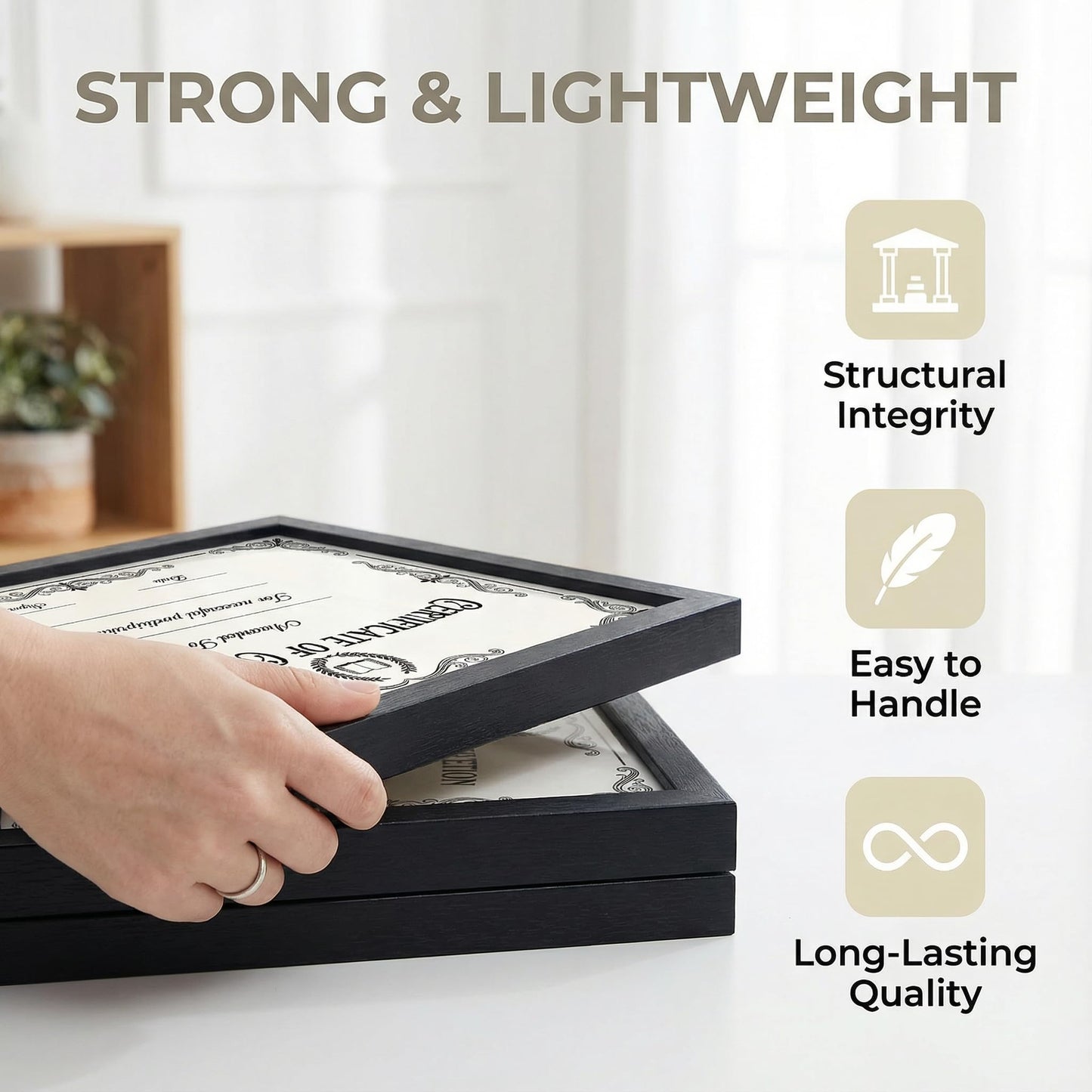 CRUGLA 8.5x11 Picture Frame Set of 11 N26