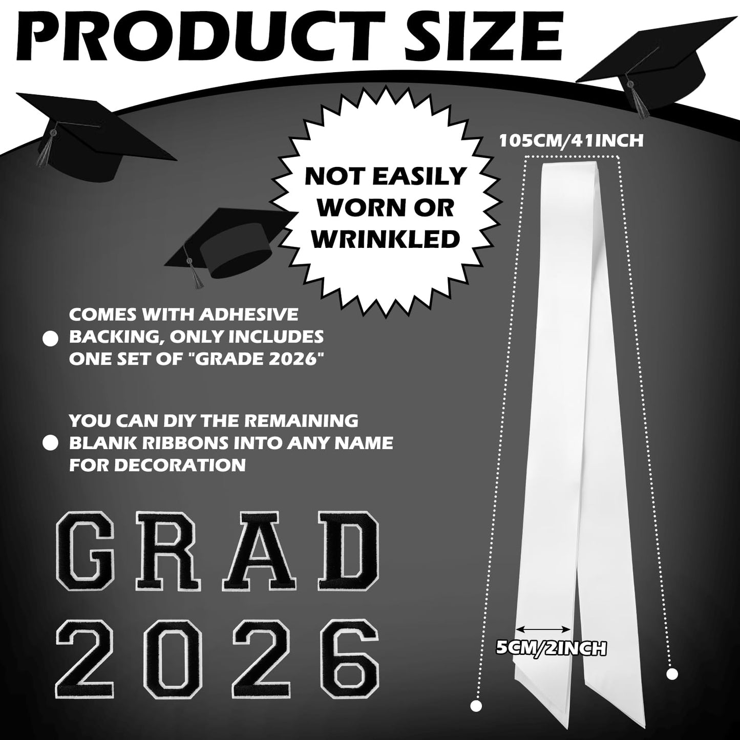 Thiccywoov 6 Pcs Class of 2026 Graduation Bow Graduation Cap Decorations Grad 2026 for Class of 2026 Grad Party Decorations (Pink) BST326L
