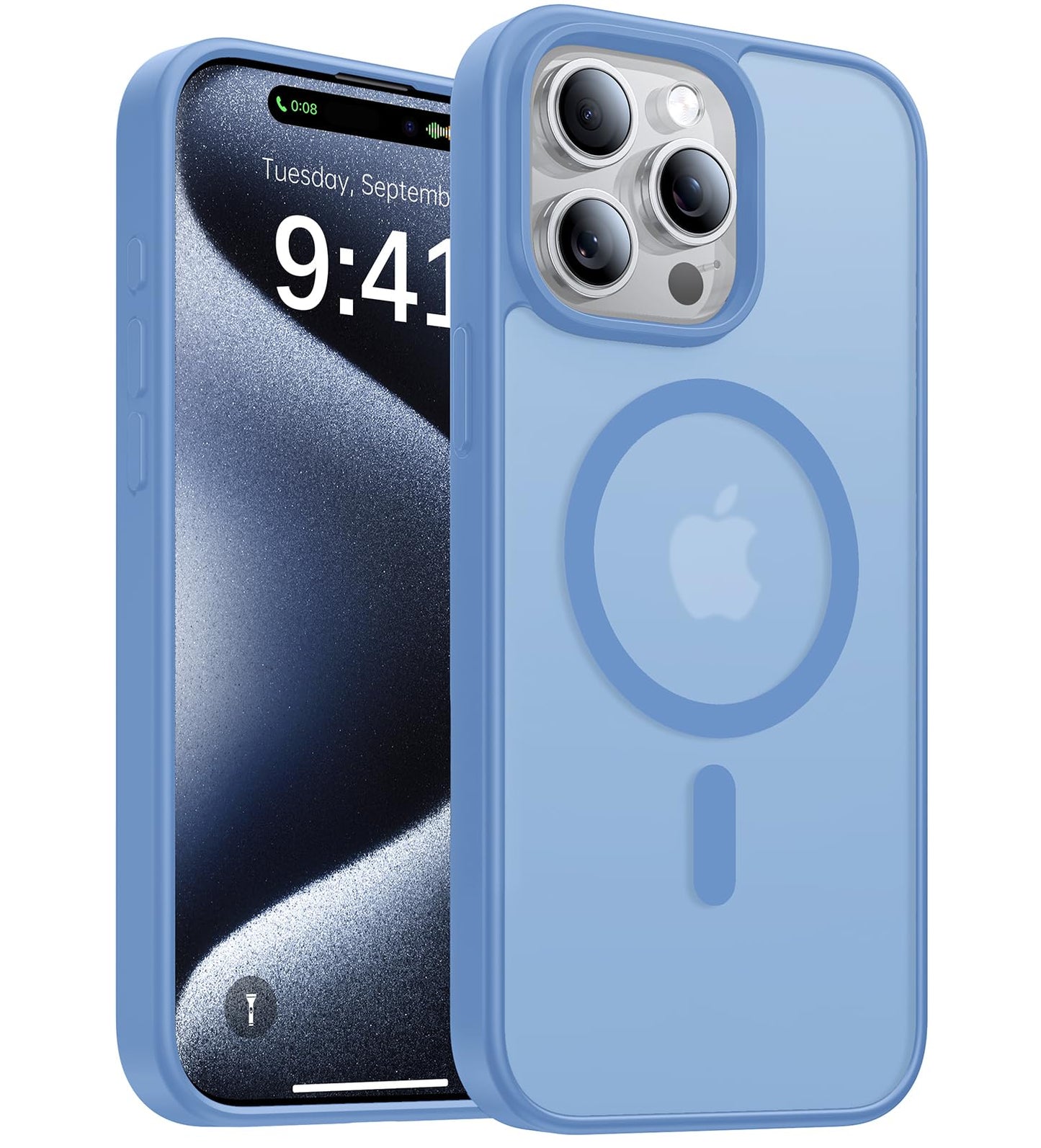 Magnetic for iPhone 17 Pro Max Case,[Anti-Slip][Compatible with MagSafe][Military Grade Drop Protection] Shockproof Protective Translucent Phone Case for iPhone 17 Pro Max Case,Wine Red WN420