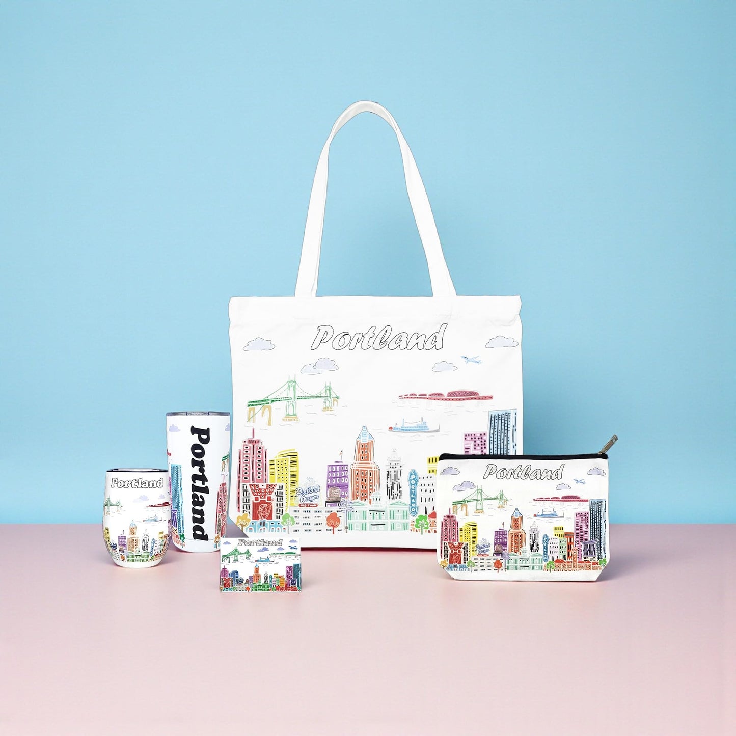 City Themed Artwork Magnet Collection by Beary Blu - Designed in The USA, Collectible Souvenirs Gifts 2.5" x 3.5" (Dallas) BST220