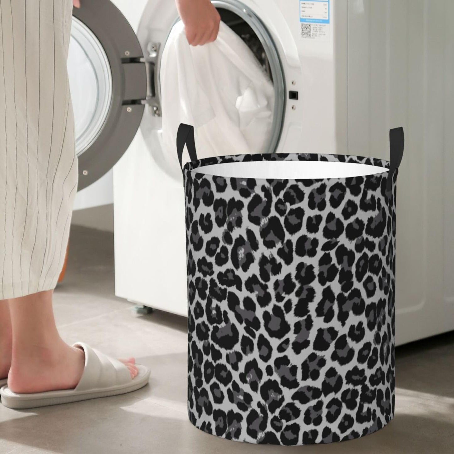 Basketball Round Laundry Hamper Basket Ball Texture Storage Basket Toys Clothes Organizer Bin For Home Bathroom Bedroom Dorm Nursery, 62l BST202