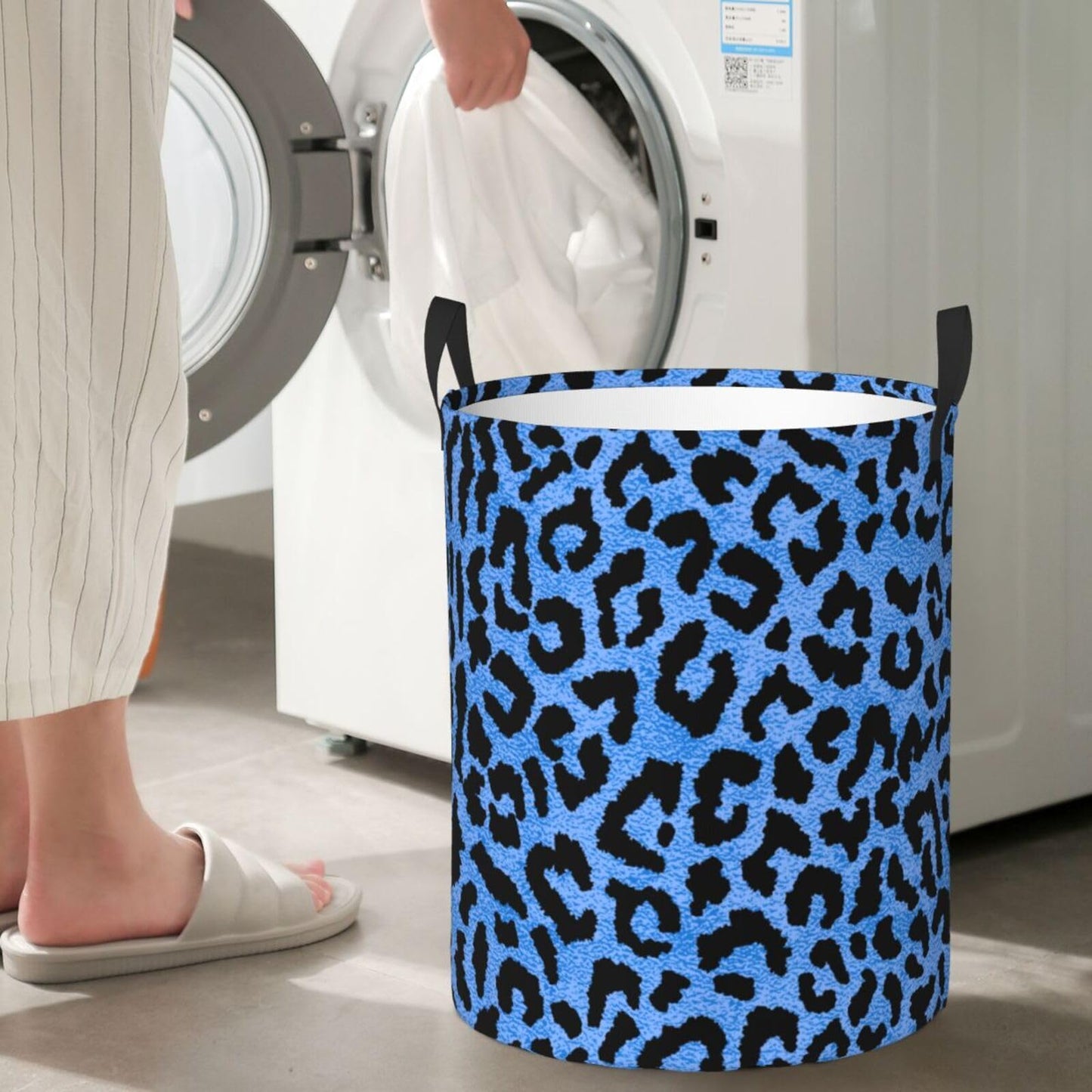 Basketball Round Laundry Hamper Basket Ball Texture Storage Basket Toys Clothes Organizer Bin For Home Bathroom Bedroom Dorm Nursery, 62l BST202