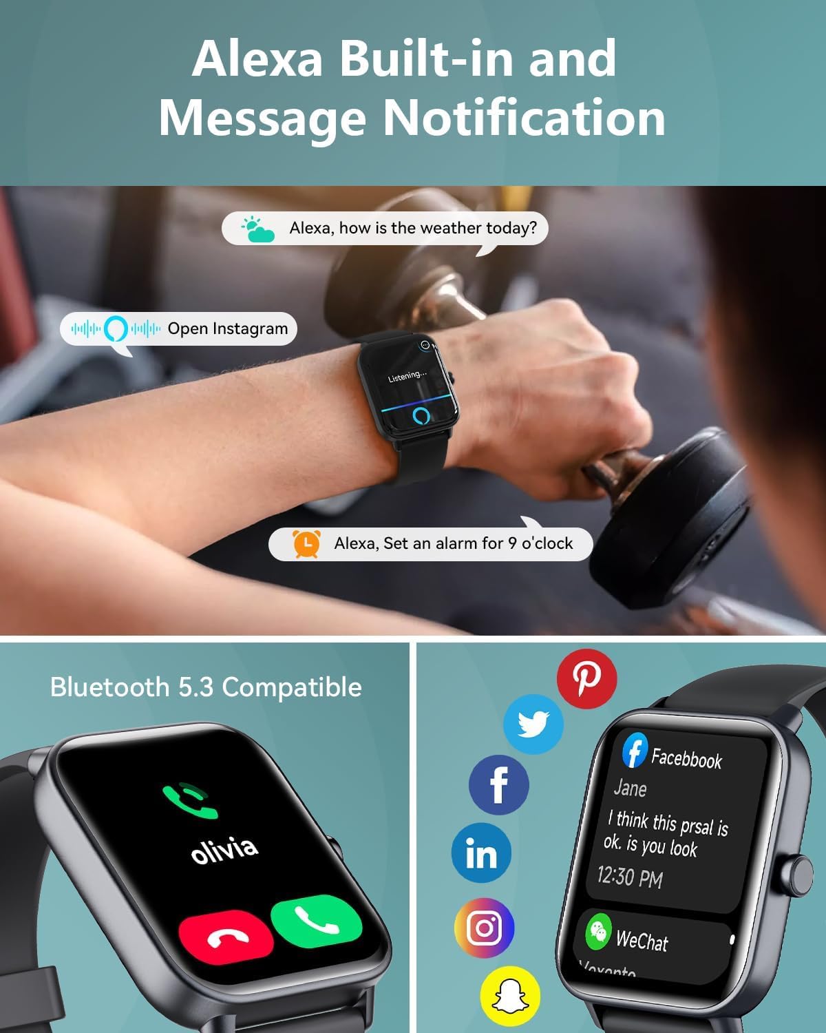 IDW19 Smart Watches for Women/Men 16
