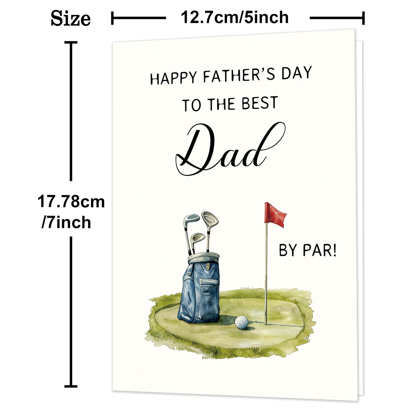 Fathers Day Card,Fathers Day Cards Gifts Decorations for Dad from Daughter Son,Happy Father's Day Cards Gifts Ideas with Envelope,Funny Sweet Dad Card BST220