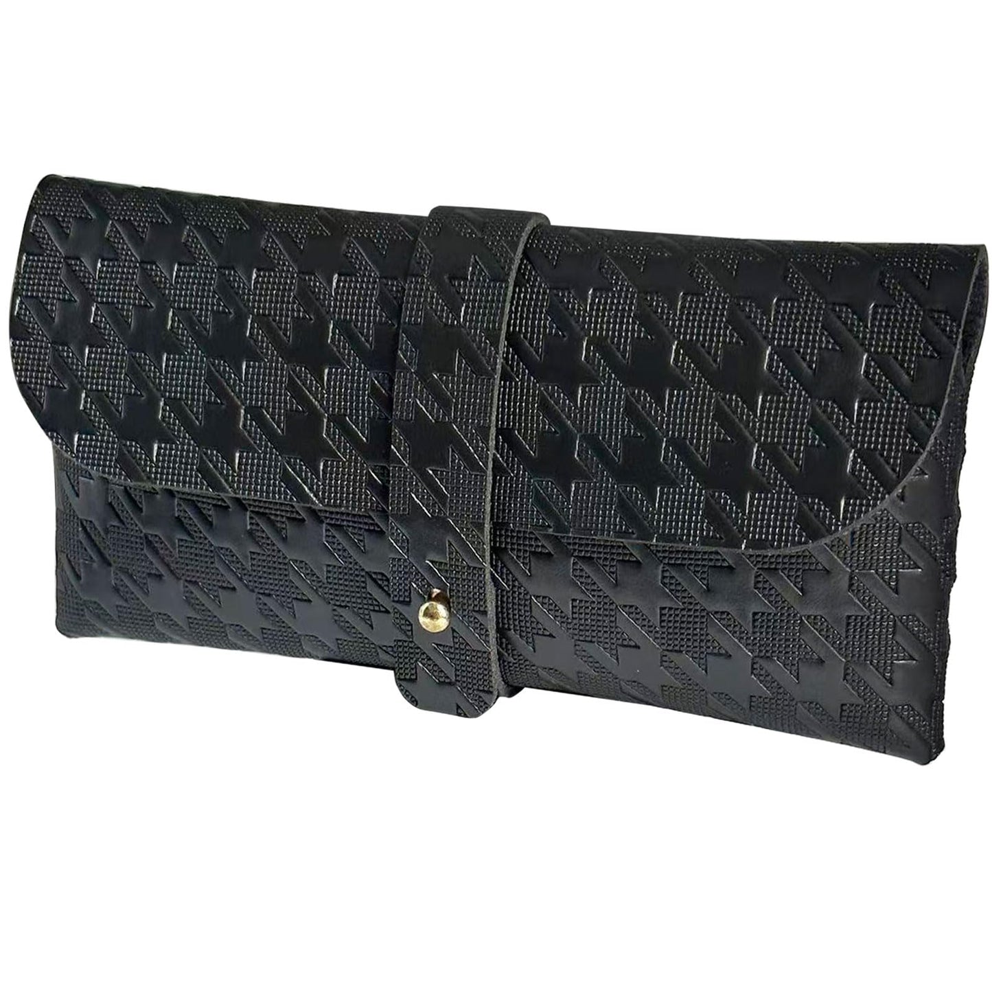 Glasses storage bag Travel sunglasses myopia glasses storage bag Fashion leather storage bag WN420