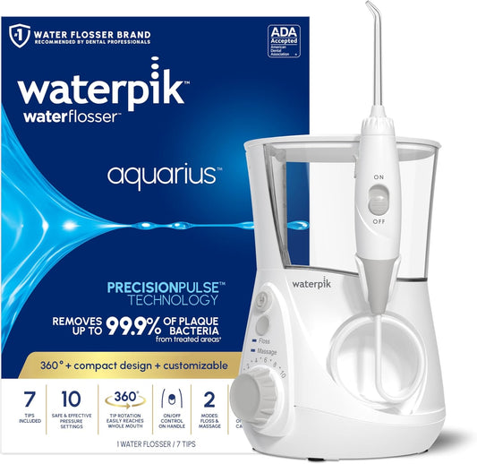 Waterpik Aquarius Water Flosser For Teeth Cleaning 101