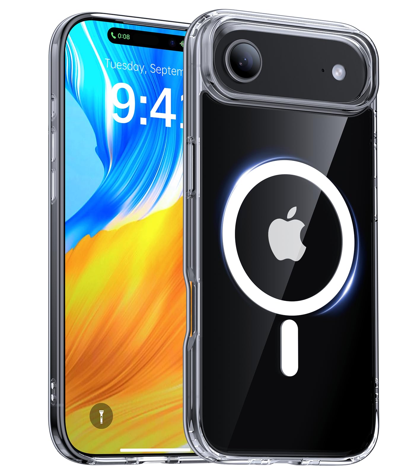 Magnetic for iPhone 17 Pro Max Case,[Anti-Slip][Compatible with MagSafe][Military Grade Drop Protection] Shockproof Protective Translucent Phone Case for iPhone 17 Pro Max Case,Wine Red WN420