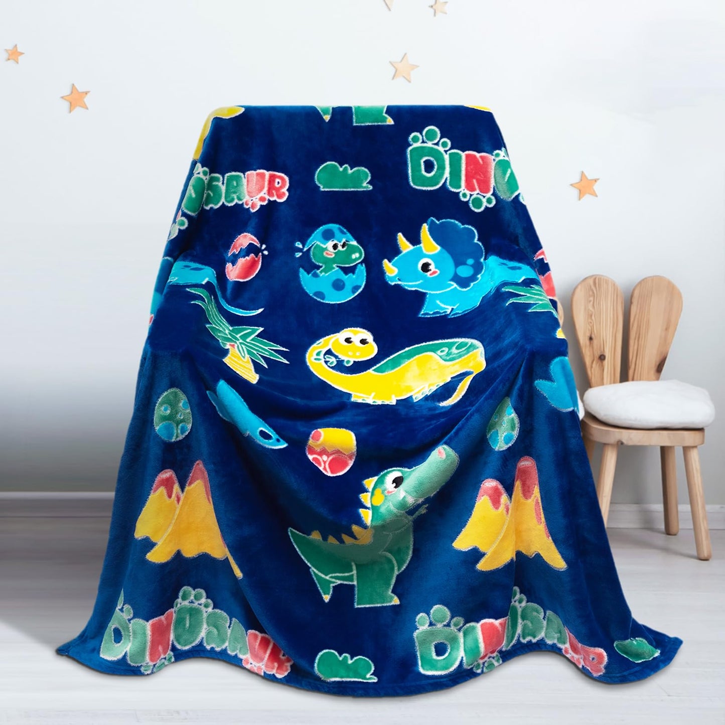 SALIMAH Glow in The Dark Blanket Unicorns Gifts for Girls, Toys for Girls Age 2 3 4 5 6 7 8 9 10 Year Old, Soft Kids Blankets Gifts for Grandkids Teens for Christmas Birthday, 50"x60" BST202