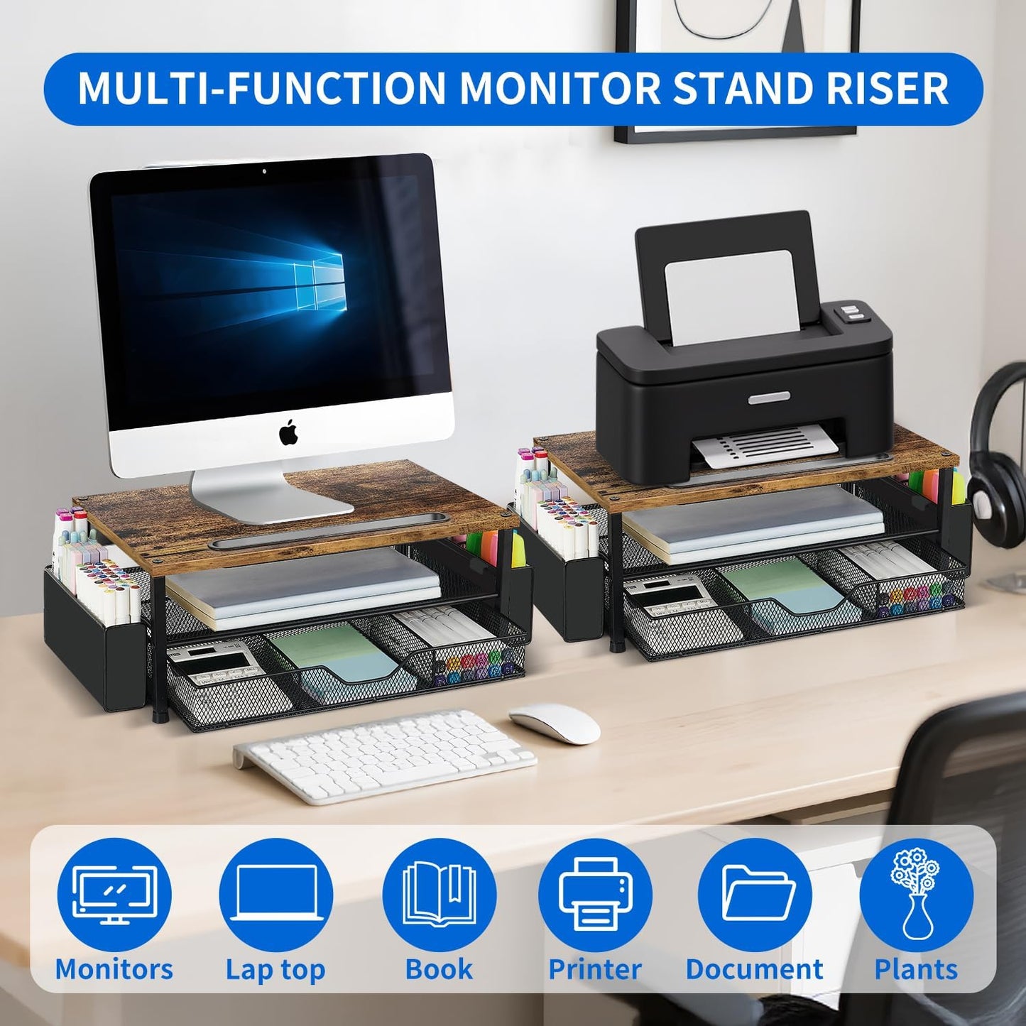 AUPSEN Wood Desk Organizers and Accessories RD2