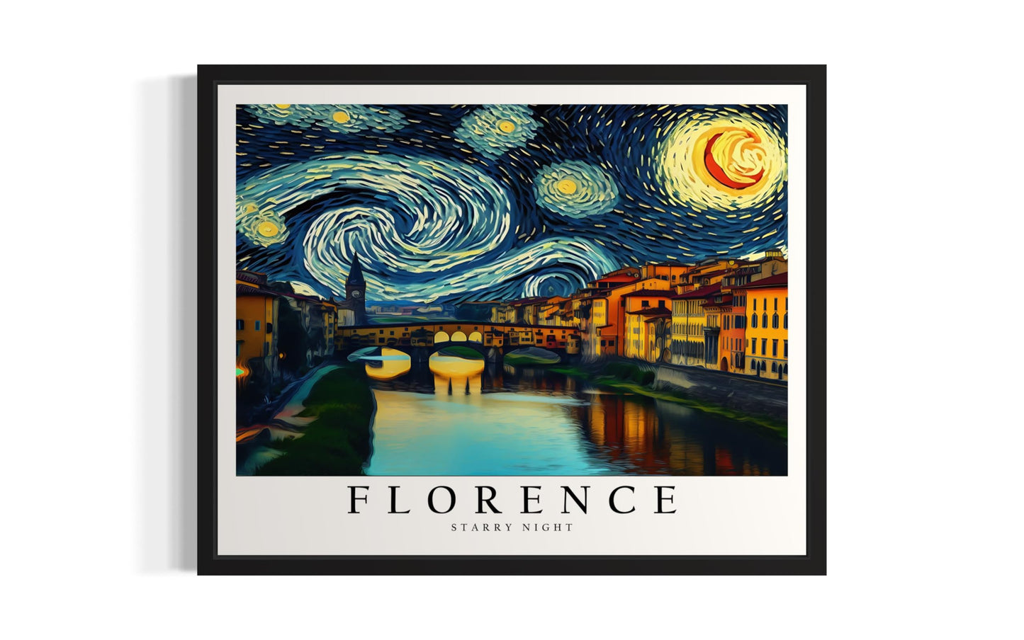 Eiffel Tower Art Print Poster, Van Gogh Starry Night Theme Wall art Painting Decor, Art Home City Artwork For Bedroom, Bathroom, Living Room 81 (Eiffel Tower, 14"L x 11"W, Unframed) BST220