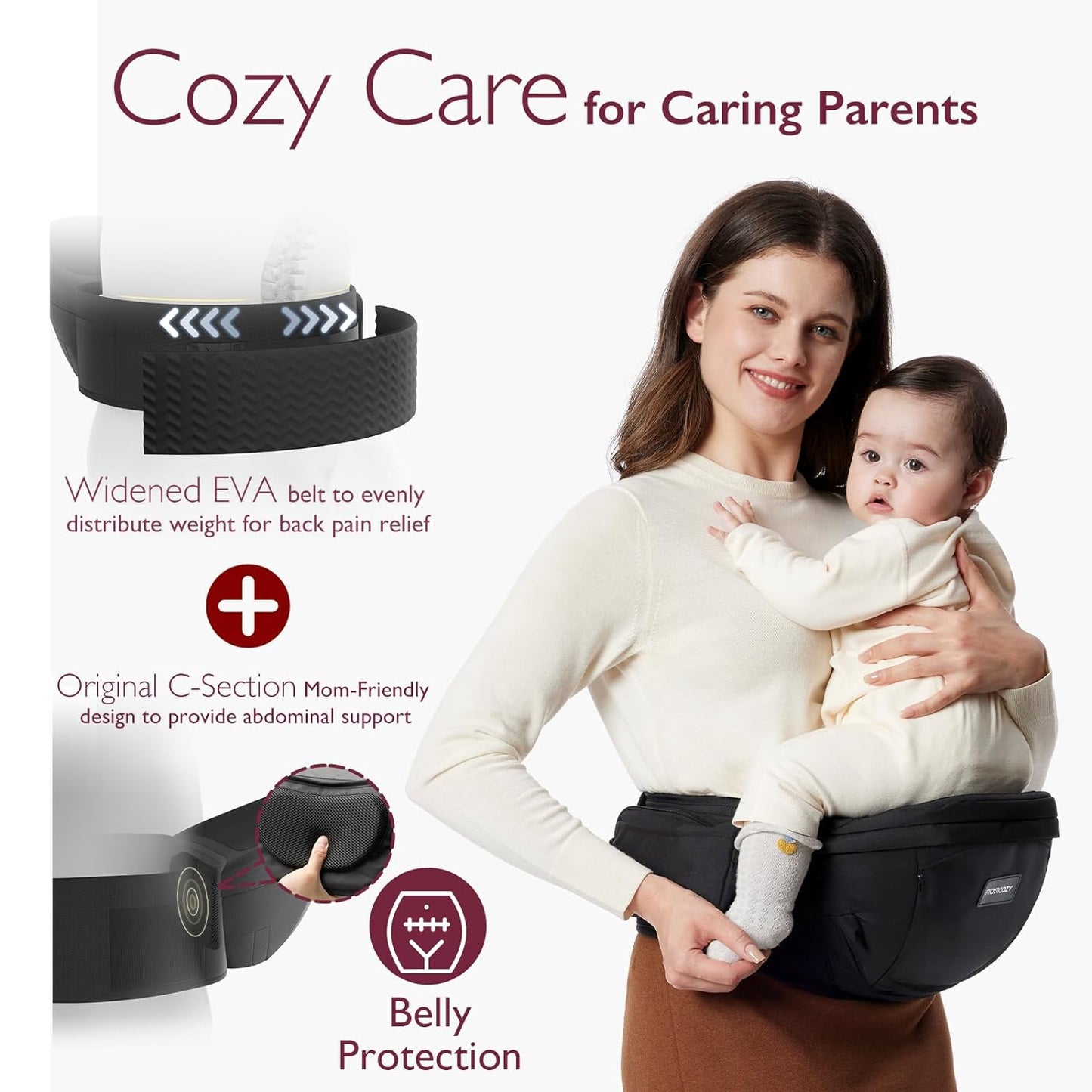 Momcozy Hip Seat Baby Carrier 83