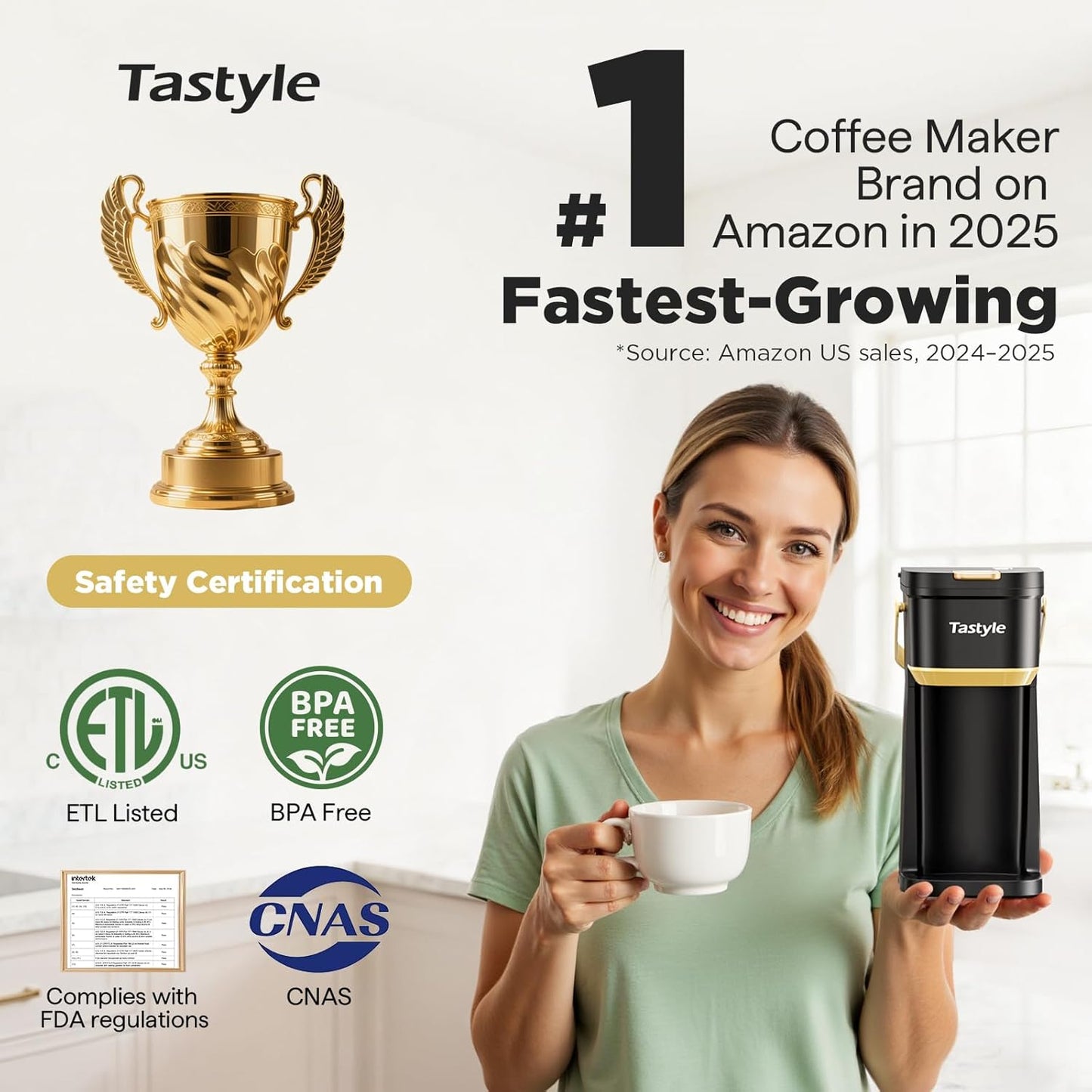 Tastyle Single Serve One Cup Coffee Maker 38