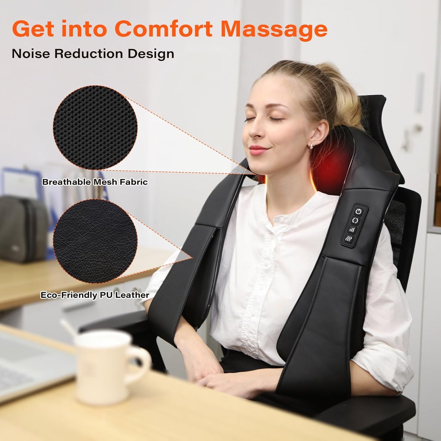 DEEP TISSUE Massager, Neck Massager with Heat 88
