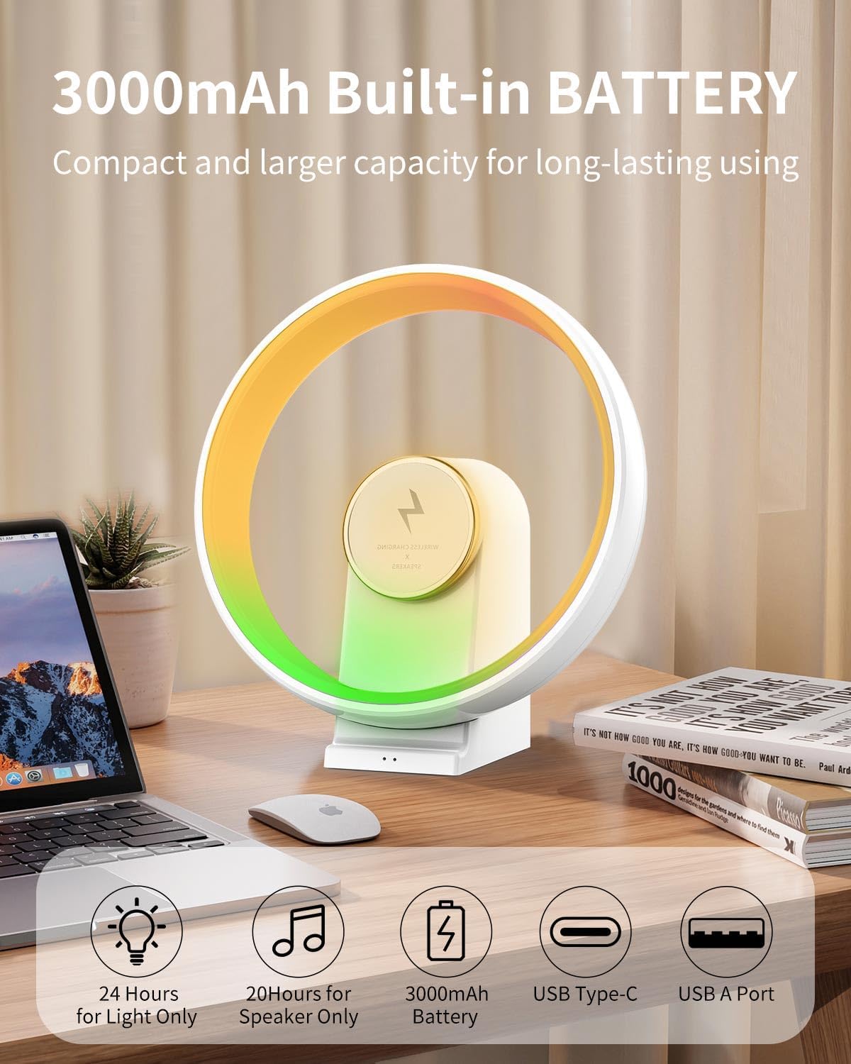 PX-02 Wireless Charging Music Table Lamp 82