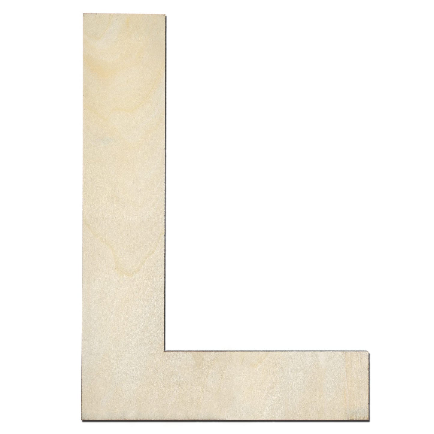 12 Inch Wooden Letter X, 1/4 Inch Thick Large Unfinished Wood Letter for Home Wall Decor, DIY Crafts BST220