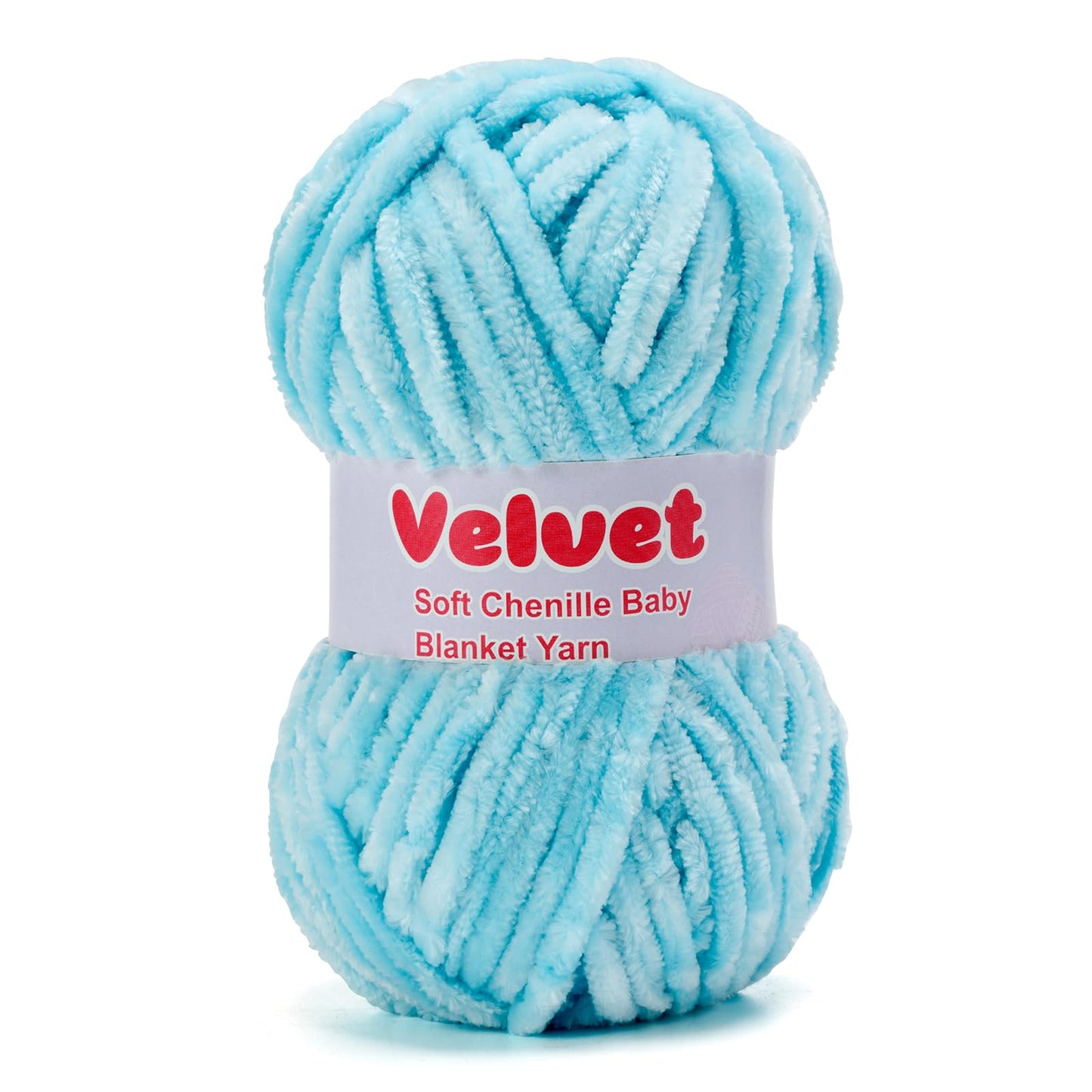 Soft Velvet Chenille Yarn for Crocheting & Knitting - Bulky Yarn for DIY Weaving Crafts Beige (3.5oz 66yds/Skein) BST326H