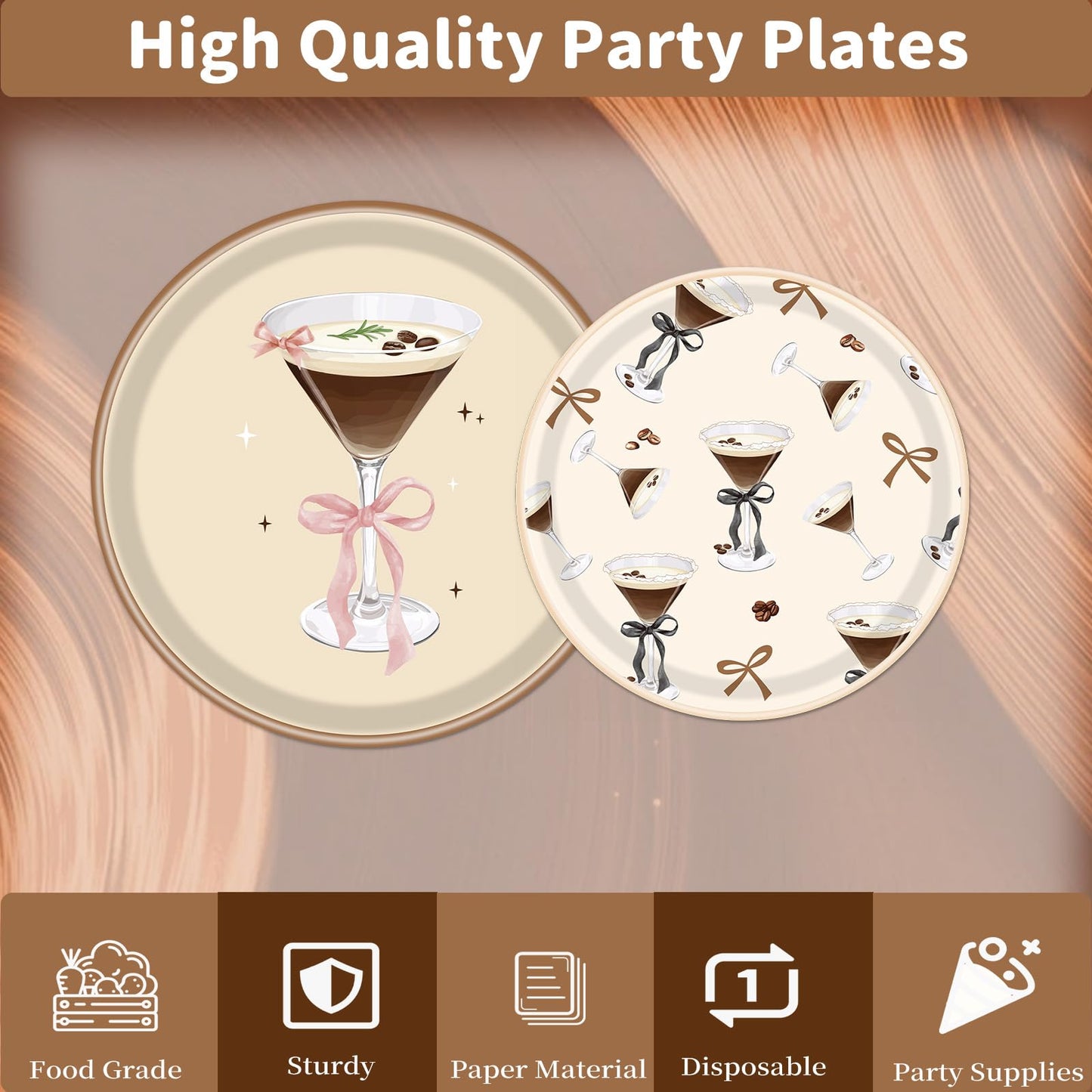 Gameza July Christmas Party Decorations Tableware, 96PCS There's Some Hohoho's in July Disposable Paper Plates and Napkins Decoration, Summer Xmas Beach Forks Decor Supplies Serves 24 BST220