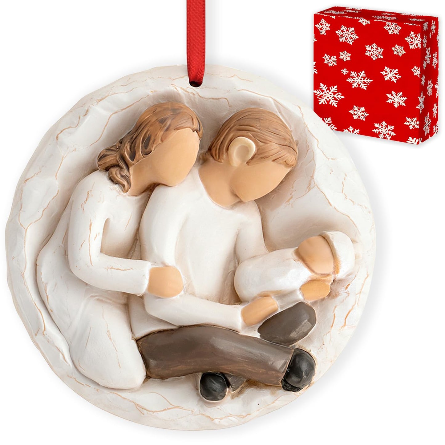 3D Christmas Ornament 2026 Wedding Gifts for Couple - Romantic Our First Christmas Married Engaged Ornament Bridal Shower Gift - Just Married Ornaments for Xmas Tree, Mr and Mrs Gifts for Newlyweds BST326H
