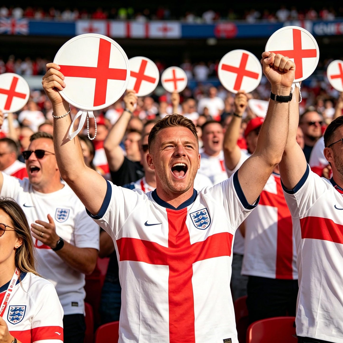 2026 World Cup Canada Flag Folding Hand Fans 3 PCS, 8.2" Fabric Round Foldable Fans with Matching Storage Pouches, Portable Hanging Fans for Game Day and Party Canada BST220