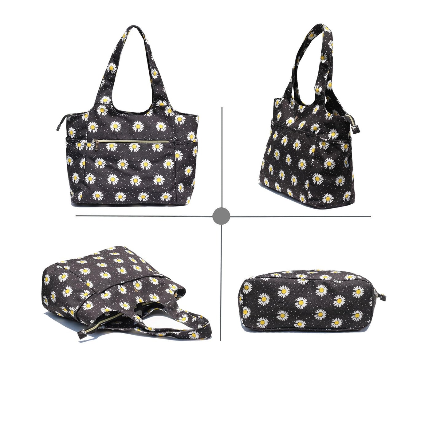ESVAN Yoga Tote Bag Mat bag Women Shoulder Bags Carryall Tote for Travel Office Workout Gym Nurse Beach BST326H