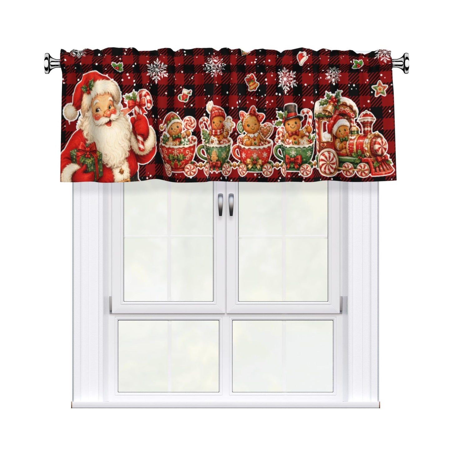 Easter Valances for Windows - Pink Spring Cafe Curtains Floral Bunny Short Curtains for Living Room Bathroom Bedroom Basement BST202