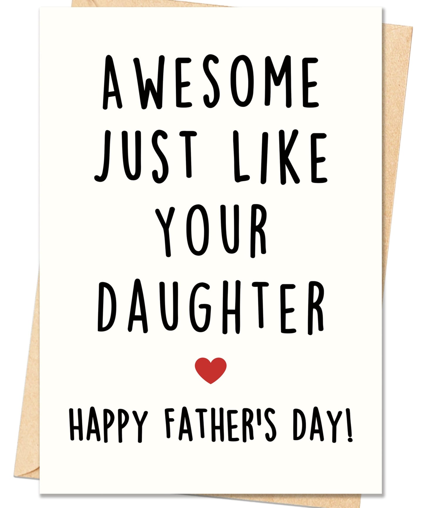 Funny Fathers Day Card for Dad, Father's Day Cards Gifts Decorations from Daughter Son, Happy Fathers Day Card from Cat, Cute Cat Dad Father's Day Decorations Gifts BST220