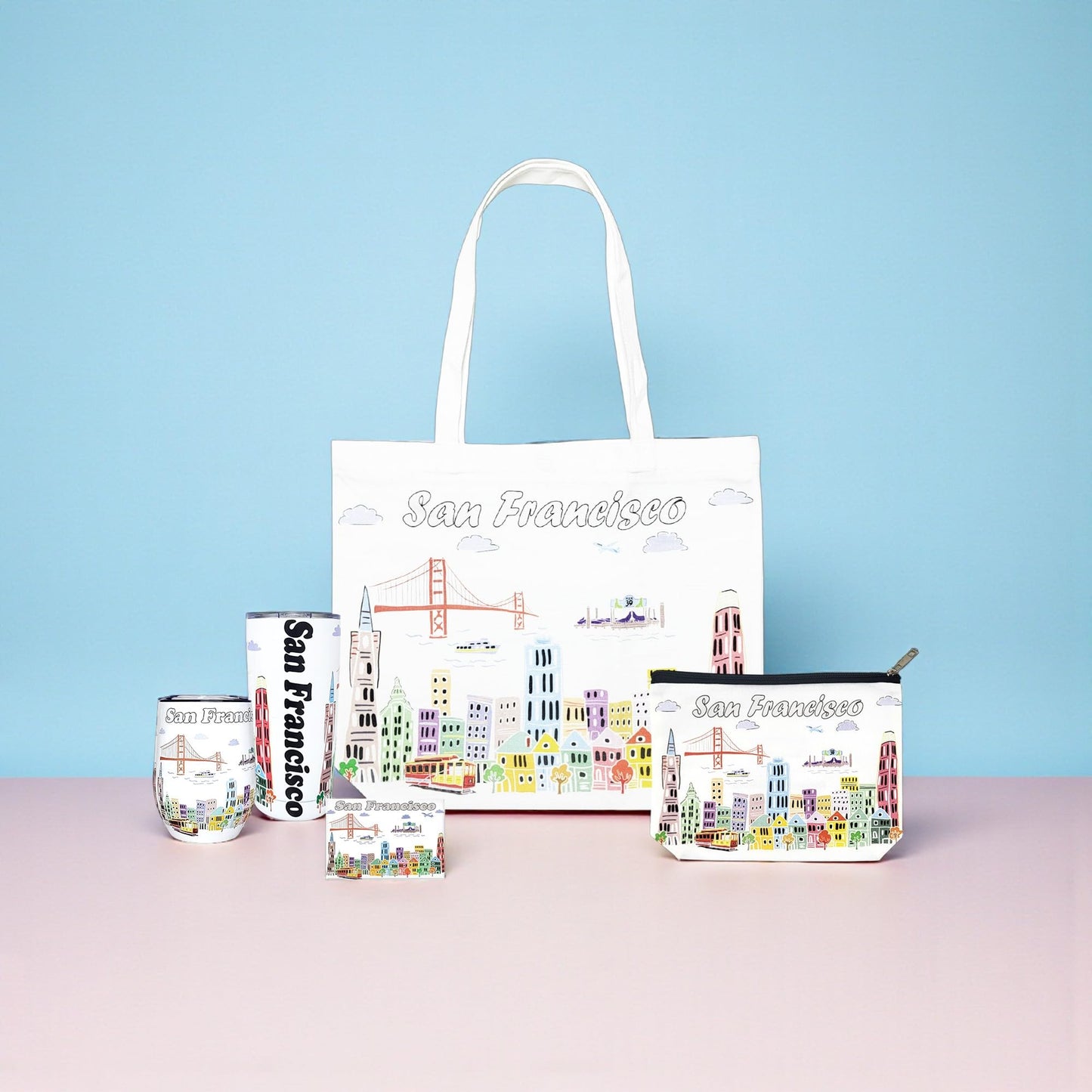 City Themed Artwork Magnet Collection by Beary Blu - Designed in The USA, Collectible Souvenirs Gifts 2.5" x 3.5" (Dallas) BST220