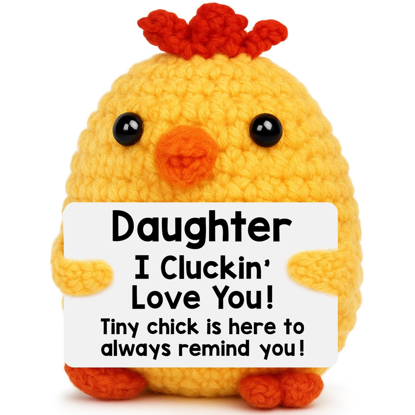 Grandma Birthday Gifts from Grandkids, New Grandma Grandmother I Love You Gift, Grandparents Day Gifts for Grandmas Grandmother Nana Gigi, Christmas Stocking Stuffers Funny Handmade Crochet Chicken BST220