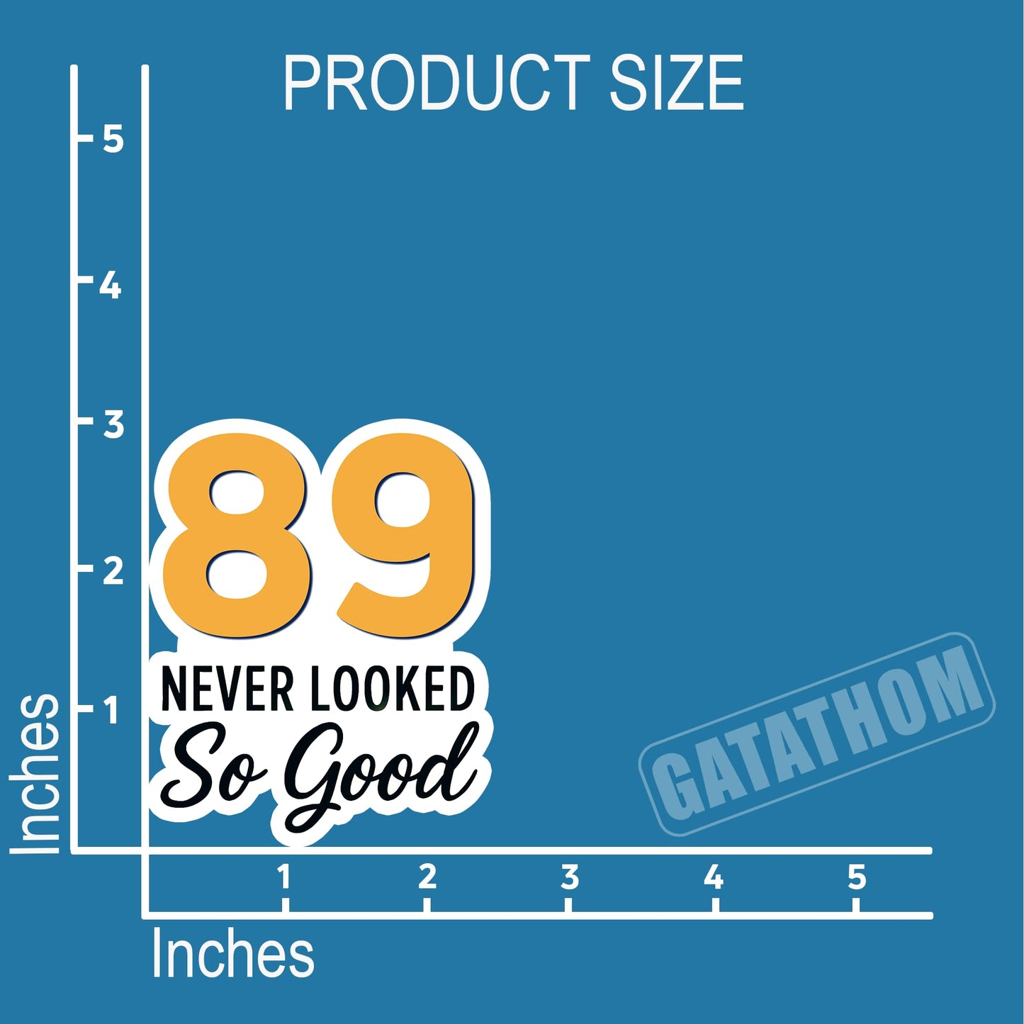(3PCS) 83 Never Looked So Good Sticker – Happy 83th Birthday, Waterproof Vinyl Decals for Party Decor, Scrapbooking, Water Bottles, Laptops, Size 3" x 2.5" BST202