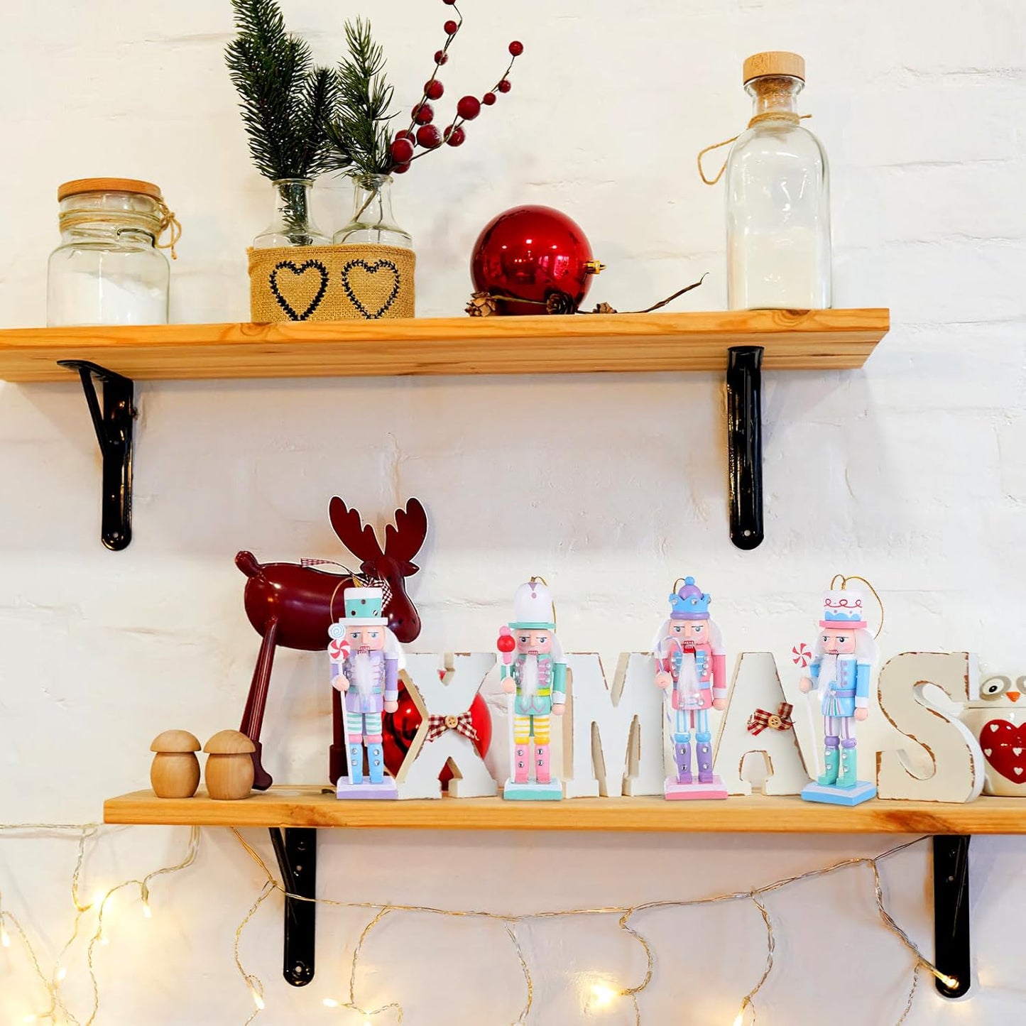 Christmas Nutcracker Ornaments: 4Pcs 37