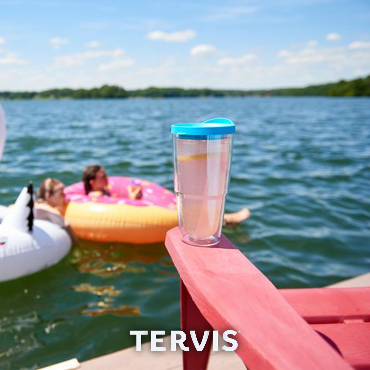 Tervis Friends Pattern Triple Walled Insulated Tumbler Travel Cup Keeps Drinks Cold & Hot, 20oz Legacy, Stainless Steel