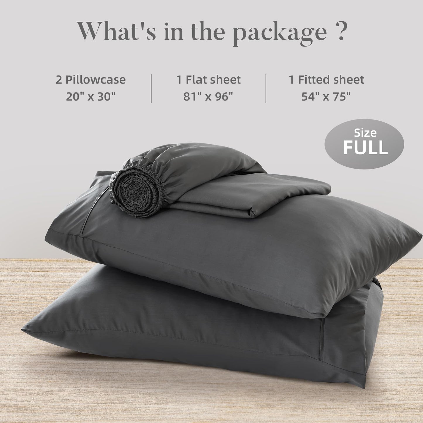 4 Piece Twin Size Sheet - Cooling Bed Sheets Set, Blend Rayon Derived from Bamboo, Breathable Soft Hotel Luxury Bedding & Pillowcases, Silky Fit 16 inch Extra Deep Pocket, Oeko-Tex - Olive Green BST326H