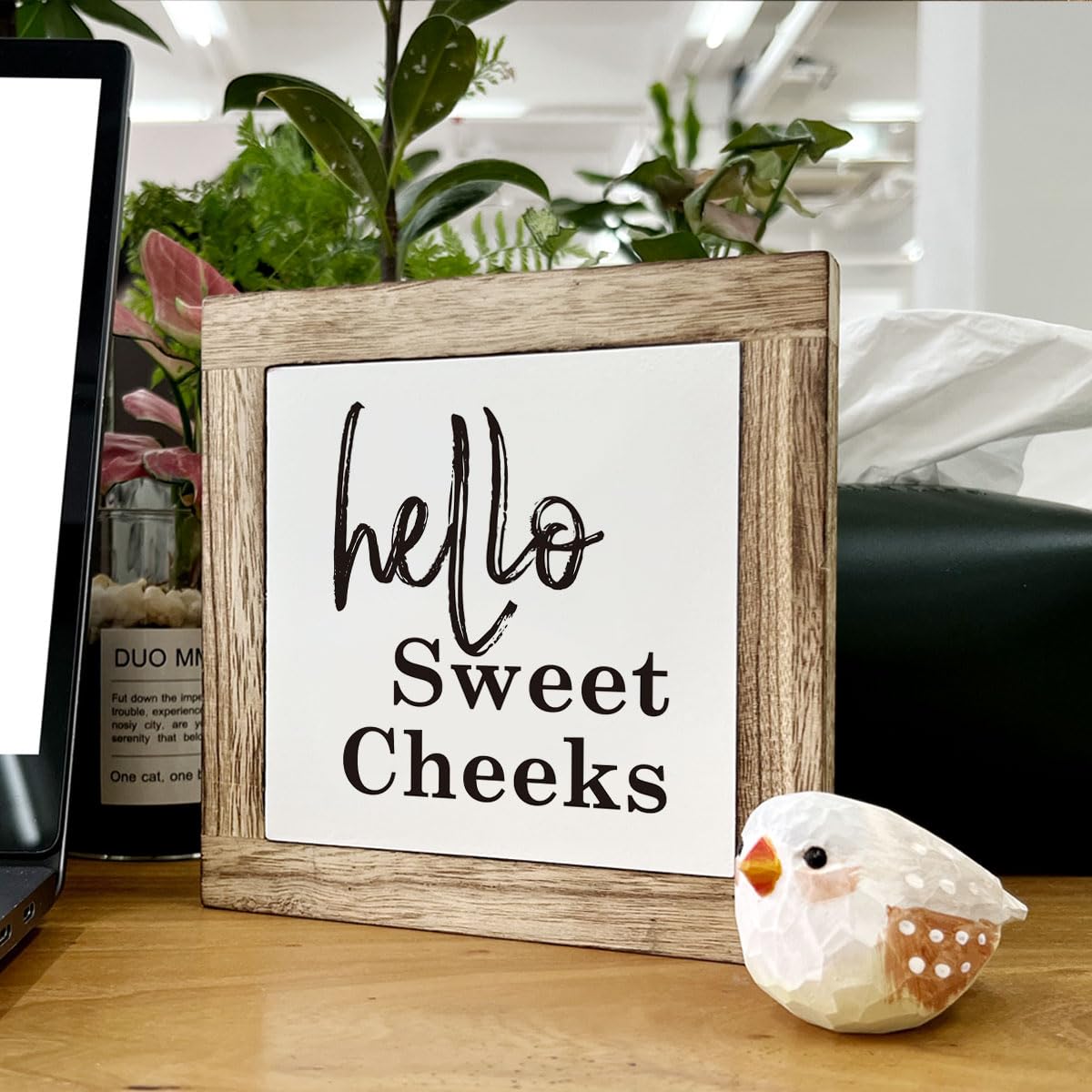 Bathroom Decor, Funny Bathroom Decor, Flush the Toilet This is Not Show and Tell, Wooden Box Signs for Home Decor, Bathroom Decor Tabletop, Kids Bathroom Rules Sign Decor, Bathroom Box Sign B6-71 BST202